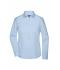 Damen Ladies' Shirt Longsleeve Oxford Light-blue 8567