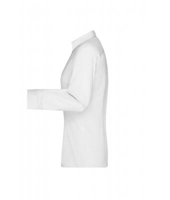 Damen Ladies' Shirt Longsleeve Oxford White 8567