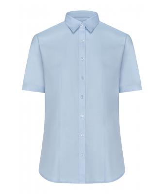 Femme Chemise femme à manches courtes Oxford Bleu-clair 8569
