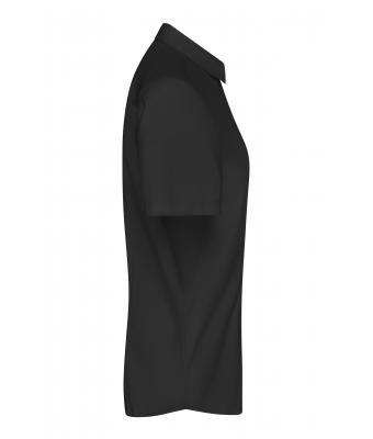 Femme Chemise femme à manches courtes Oxford Noir 8569