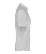 Damen Ladies' Shirt Shortsleeve Oxford Silver 8569