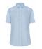 Dames Ladies' Shirt Shortsleeve Oxford Lichtblauw 8569