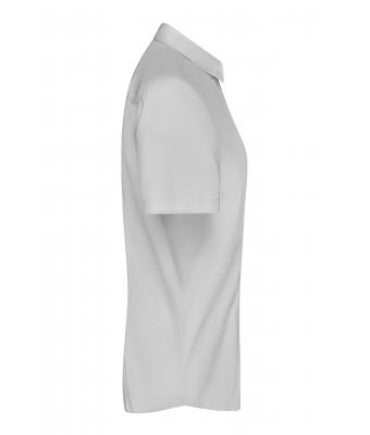 Dames Ladies' Shirt Shortsleeve Oxford Zilver 8569