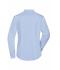 Femme Chemise femme à manches longues Herringbone Bleu-clair 8571