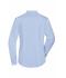 Ladies Ladies' Shirt Longsleeve Herringbone Light-blue 8571