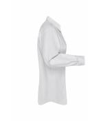 Damen Ladies' Shirt Longsleeve Herringbone White 8571
