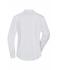 Dames Ladies' Shirt Longsleeve Herringbone Wit 8571