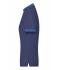 Dames Ladies' Polo Navy/aqua 8338