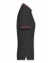 Damen Ladies' Polo Black/red 8338