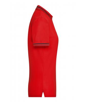 Damen Ladies' Polo Red/black 8338