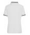 Dames Ladies' Polo Wit/zwart 8338