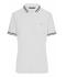 Dames Ladies' Polo Wit/zwart 8338