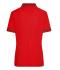 Dames Ladies' Polo Rood/zwart 8338