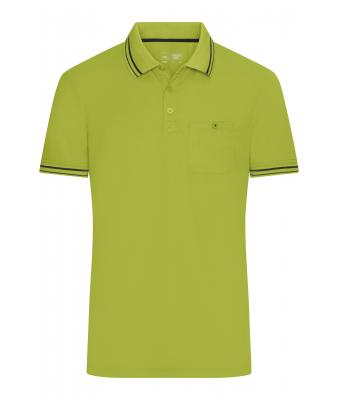 Herren Men's Polo Acid-yellow/carbon 8339