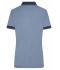 Damen Ladies' Heather Polo Blue-melange/navy 8340