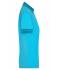 Dames Ladies' Heather Polo Turquoise-melange/turquoise 8340