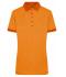 Damen Ladies' Heather Polo Orange-melange/dark-orange 8340