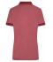 Dames Ladies' Heather Polo Wijnrood-melange/wijnrood 8340
