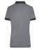 Damen Ladies' Heather Polo Black-melange/black 8340