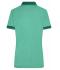 Femme Polo mélange femme Vert-mélange/vert foncé 8340