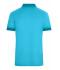 Heren Men's Heather Polo Turquoise-melange/turquoise 8341