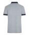 Men Men's Heather Polo Grey-heather/navy 8341