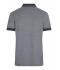 Heren Men's Heather Polo Zwart-melange/zwart 8341
