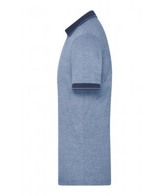 Homme Polo mélange homme Bleu-mélange/marine 8341