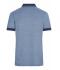 Homme Polo mélange homme Bleu-mélange/marine 8341