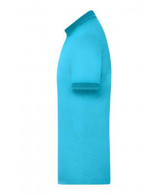 Homme Polo mélange homme Turquoise-mélange/turquoise 8341