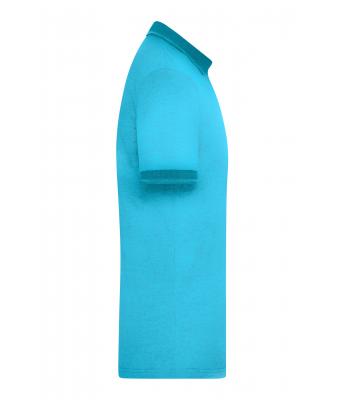 Homme Polo mélange homme Turquoise-mélange/turquoise 8341