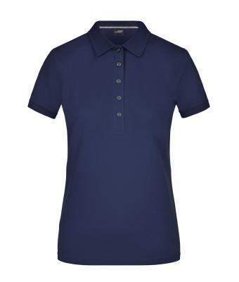 Femme Polo femme en coton Pima Marine 8396
