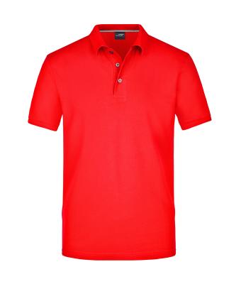 Heren Men's Pima Polo Lichtrood 8397