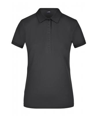 Ladies Ladies' Elastic Polo Piqué Black 8385