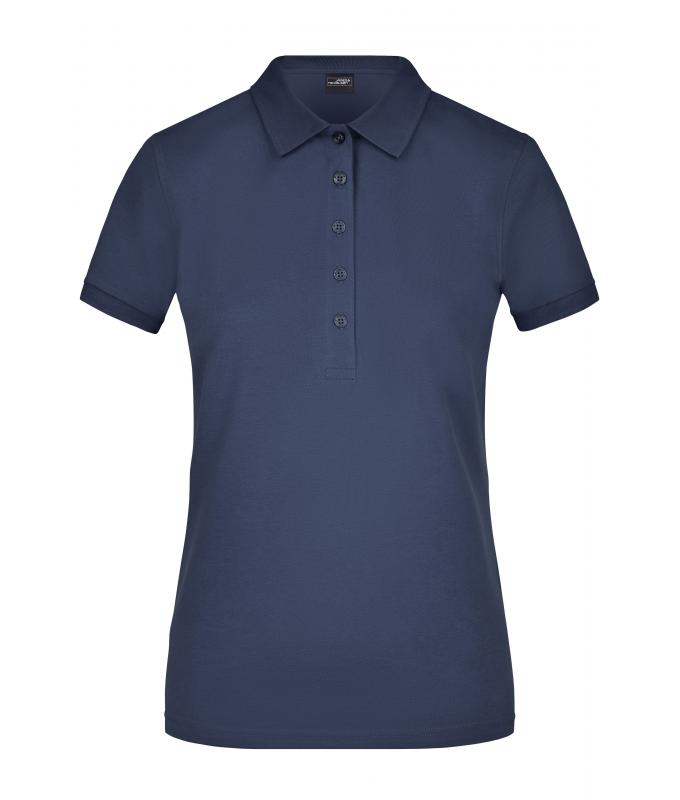 Damen Ladies' Elastic Polo Piqué Navy 8385