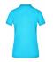 Damen Ladies' Elastic Polo Piqué Turquoise 8385