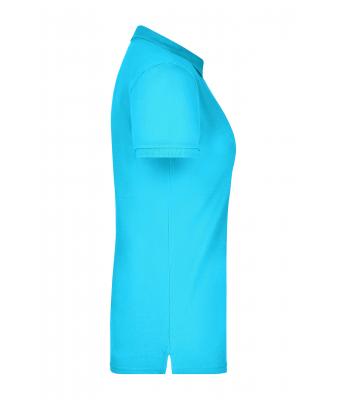 Dames Ladies' Elastic Polo Piqué Turquoise 8385
