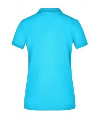 Dames Ladies' Elastic Polo Piqué Turquoise 8385