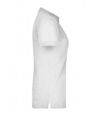 Ladies Ladies' Elastic Polo Piqué Grey-heather 8385