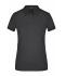 Dames Ladies' Elastic Polo Piqué Zwart 8385