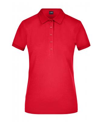 Ladies Ladies' Elastic Polo Piqué Red 8385