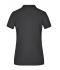 Dames Ladies' Elastic Polo Piqué Zwart 8385
