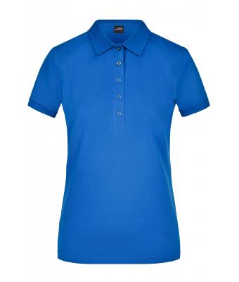 Femme Polo femme maille piquée élastique Royal 8385