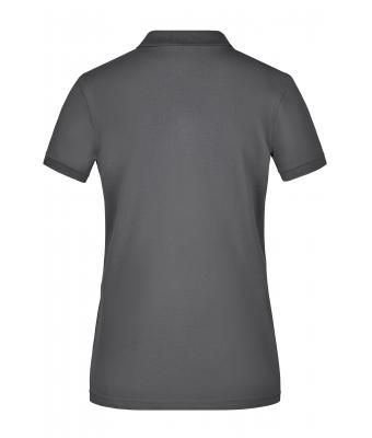 Femme Polo femme maille piquée élastique Graphite 8385