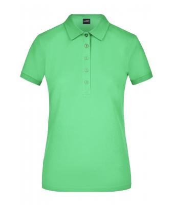 Femme Polo femme maille piquée élastique Vert-citron 8385