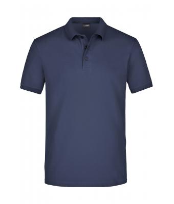 Heren Men's Elastic Polo Piqué Navy 8384