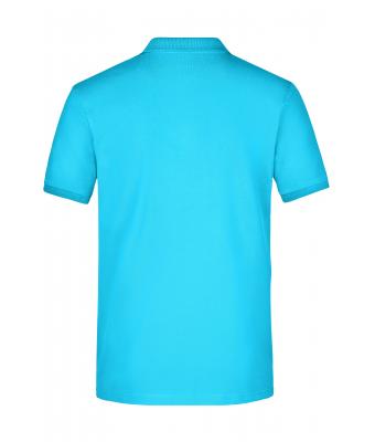Heren Men's Elastic Polo Piqué Turquoise 8384
