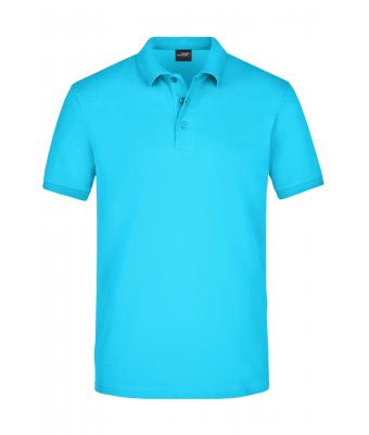 Heren Men's Elastic Polo Piqué Turquoise 8384