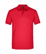 Herren Men's Elastic Polo Piqué Red 8384