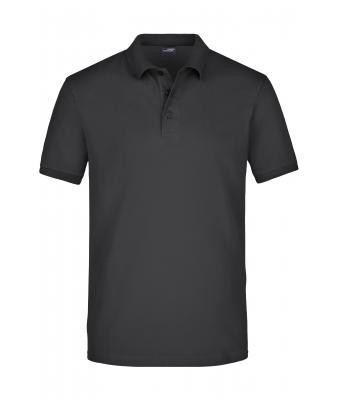 Herren Men's Elastic Polo Piqué Black 8384